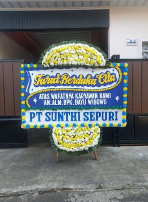 Papan Bunga Duka di Salawu